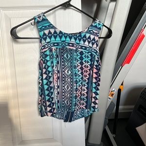 Womens xs tribal top